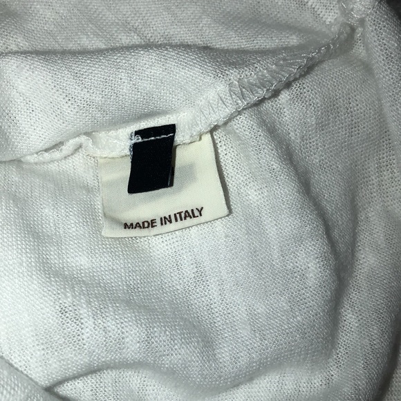 Thom Sweeney linen jersey Tshirt medium size - Picture 9 of 10